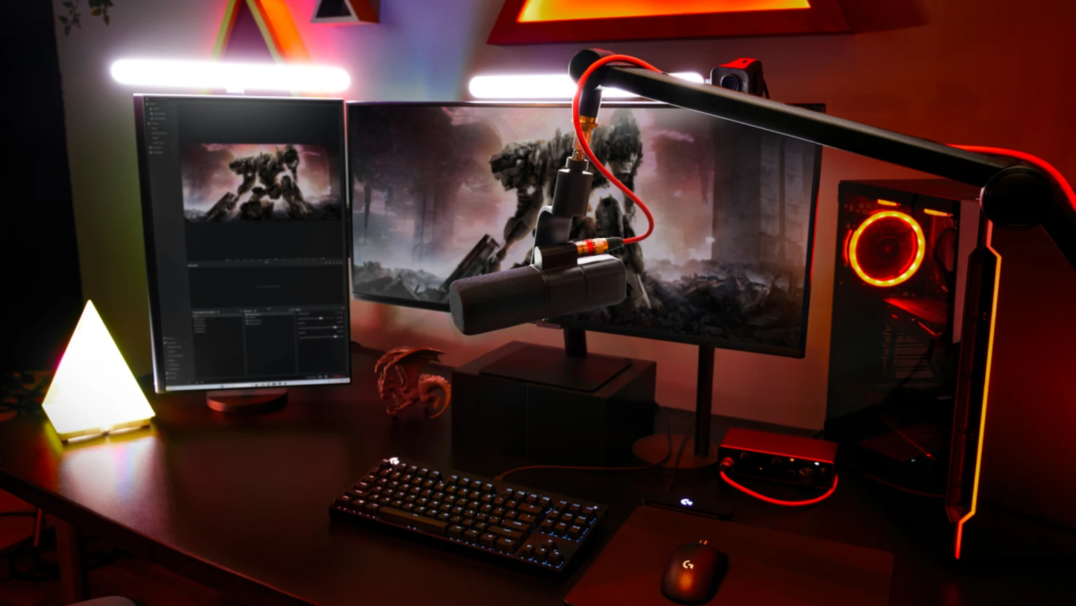 litra beam live streaming light from logitech